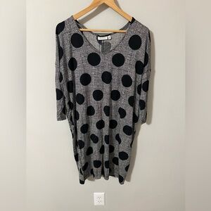 MASAI Copenhagen Black White Polka Dot Tunic